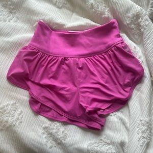 Free People Movement Pink Shorts